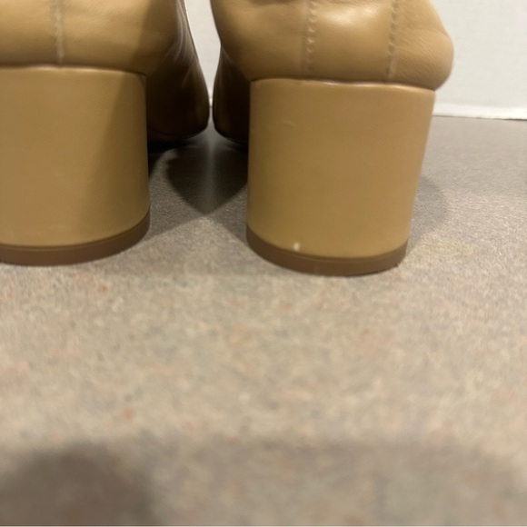 Everlane The Day Heel Taupe Round Toe Block Heel Size 9 - Picture 9 of 11